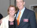 Mike Valentine, W8MM (SK) (right) with retired ARRL Chief Development Officer Mary Hobart, K1MMH (SK), together in 2013. 